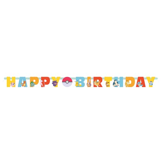 Michaels, 6ft. Pokémon™ Birthday Banner – Category: Banners